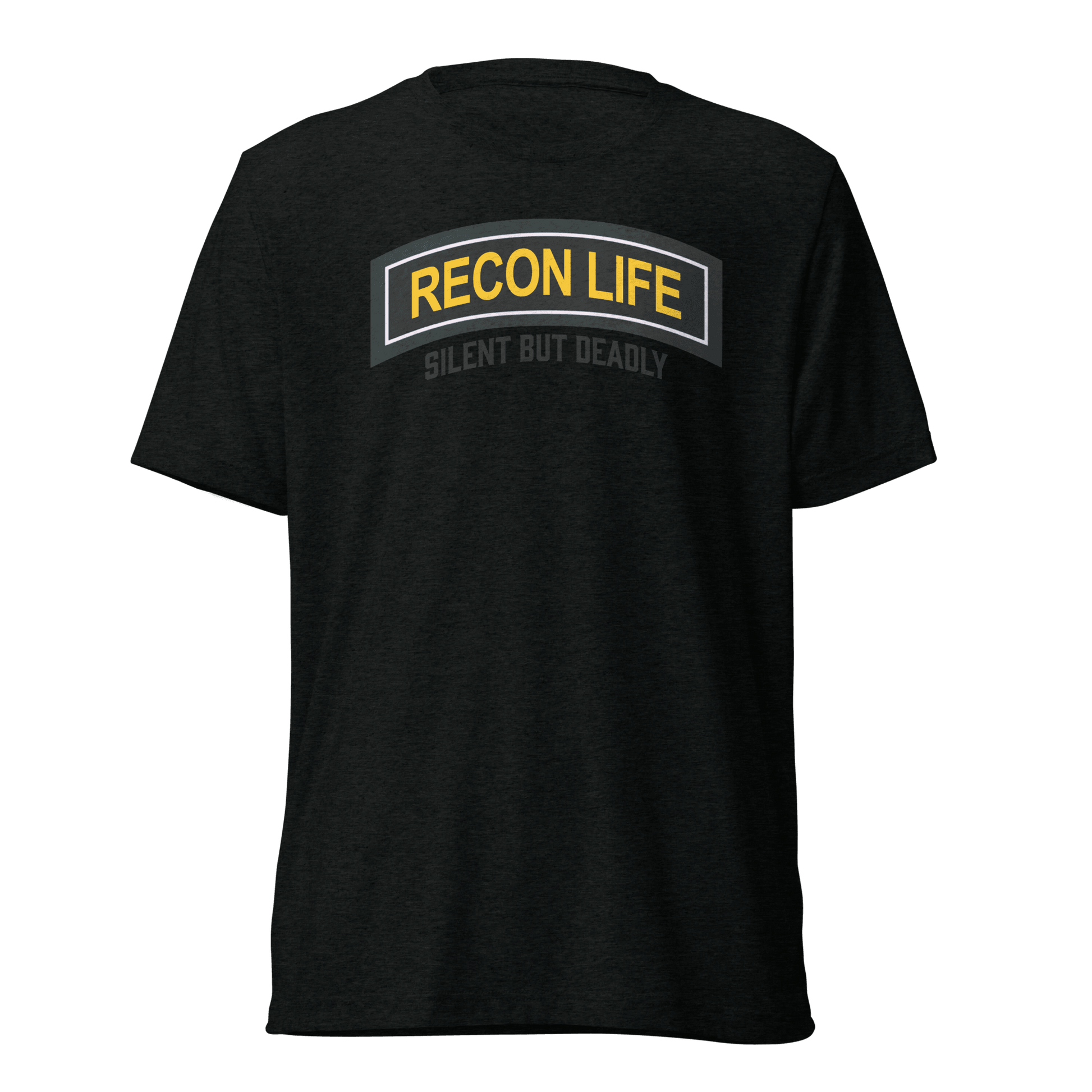 RECON LIFE // TRIBLEND TEE // BLACK - Combat Life